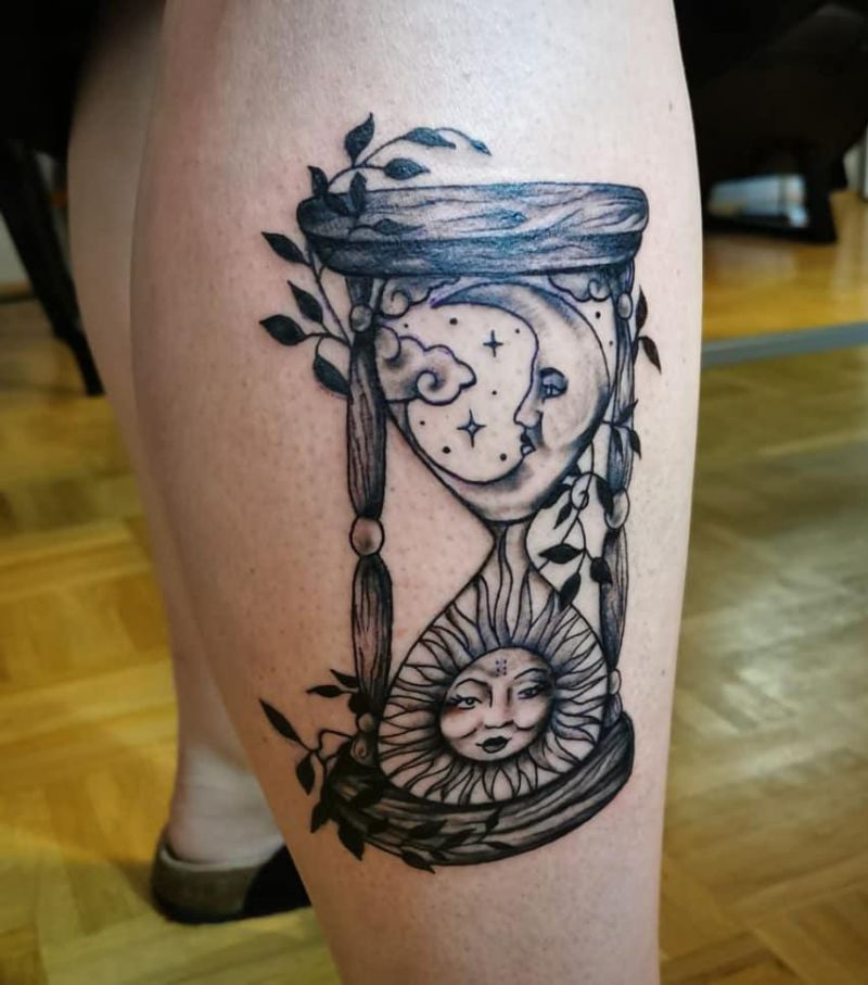 Wonderful Hourglass Tattoos Let You Know How to Cherish Time