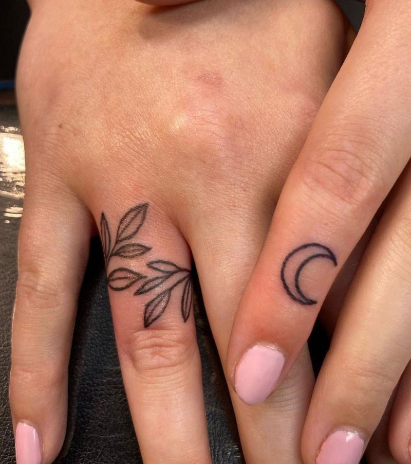 Pretty Leaf Tattoos Make You Elegant and Beautiful