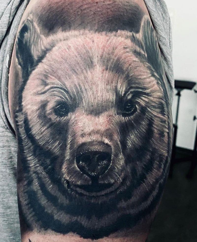 Fierce Bear Tattoos You Will Like to Try