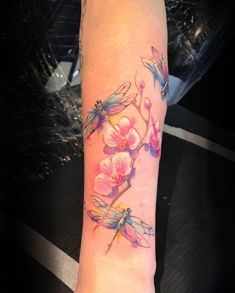 Pretty Orchid Tattoos that Can Enhance Your Temperament