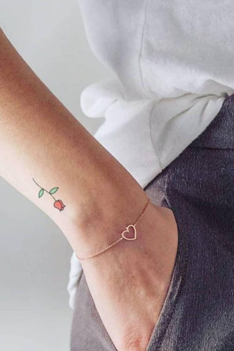 Pretty Rose Tattoos Make Your Life Full of Romance