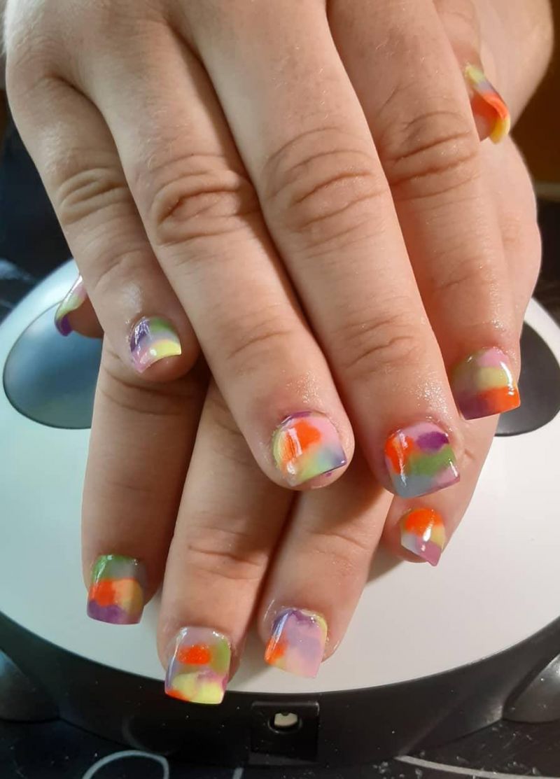 Trendy Rainbow Nail Art Designs for Summer