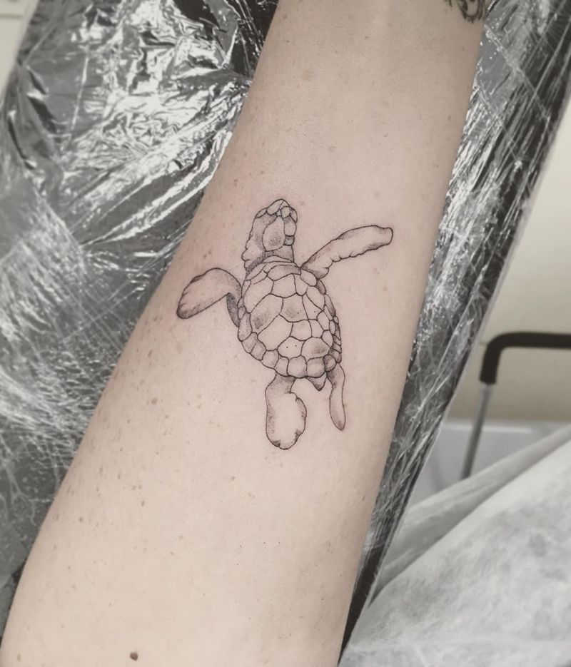 Pretty Tortoise Tattoos Hope to Bring You Luck