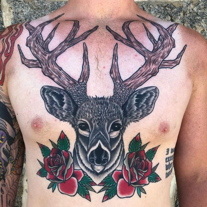 Pretty Chest Tattoos For Men to Inspire You