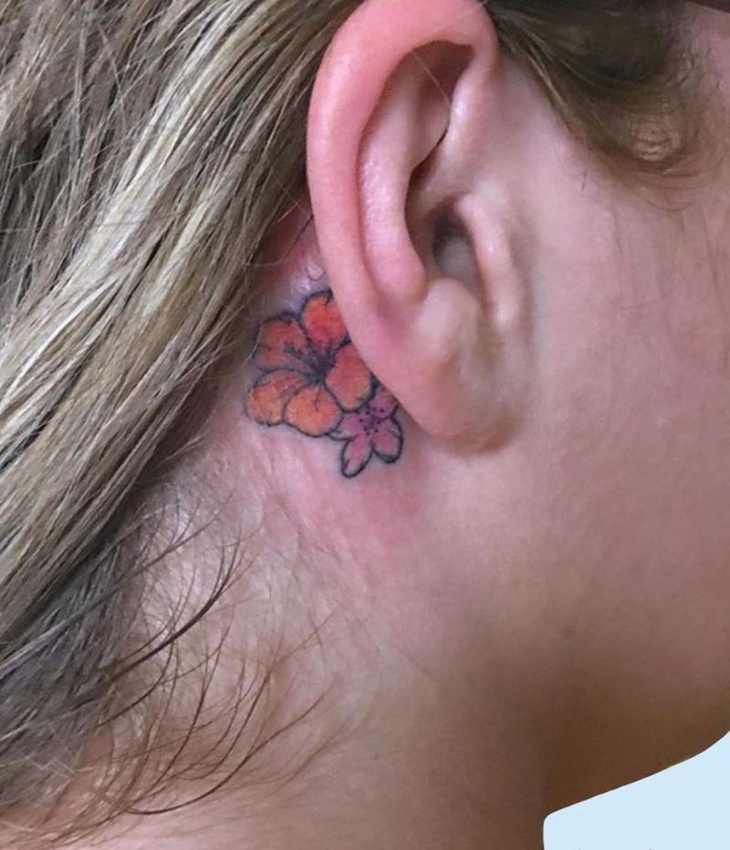 Pretty Behind the Ear Tattoos to Inspire You