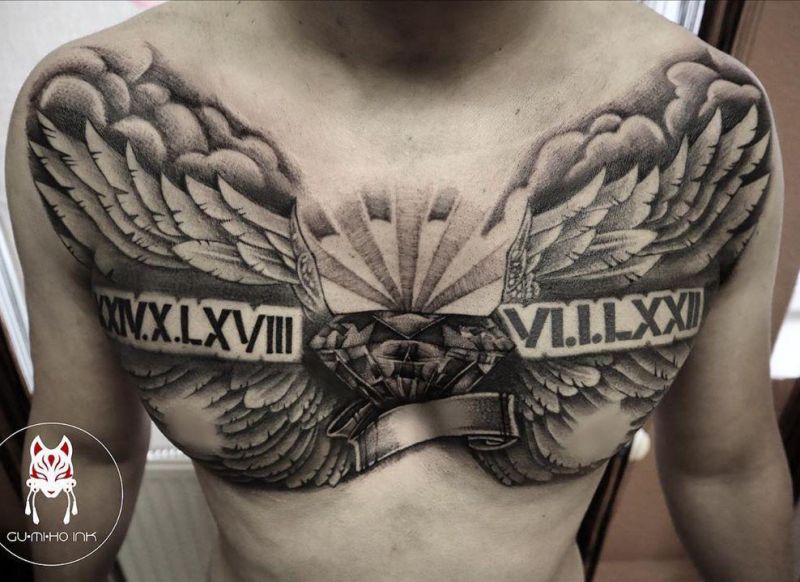 Pretty Chest Tattoos For Men to Inspire You
