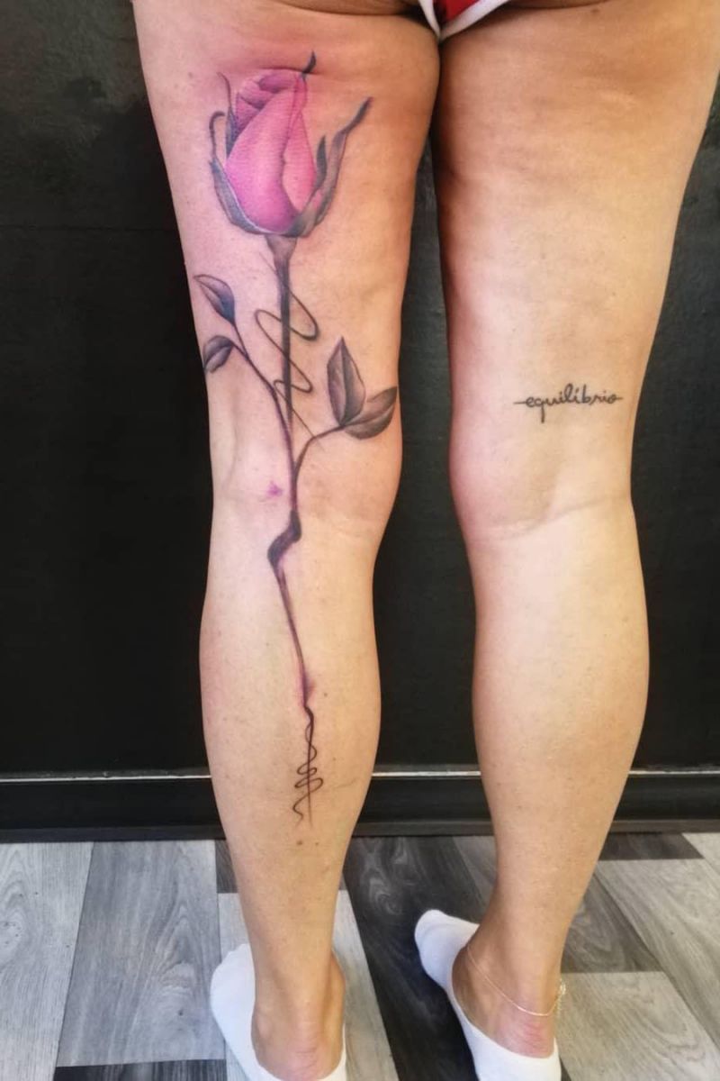 Pretty Rose Tattoos Make Your Life Full of Romance