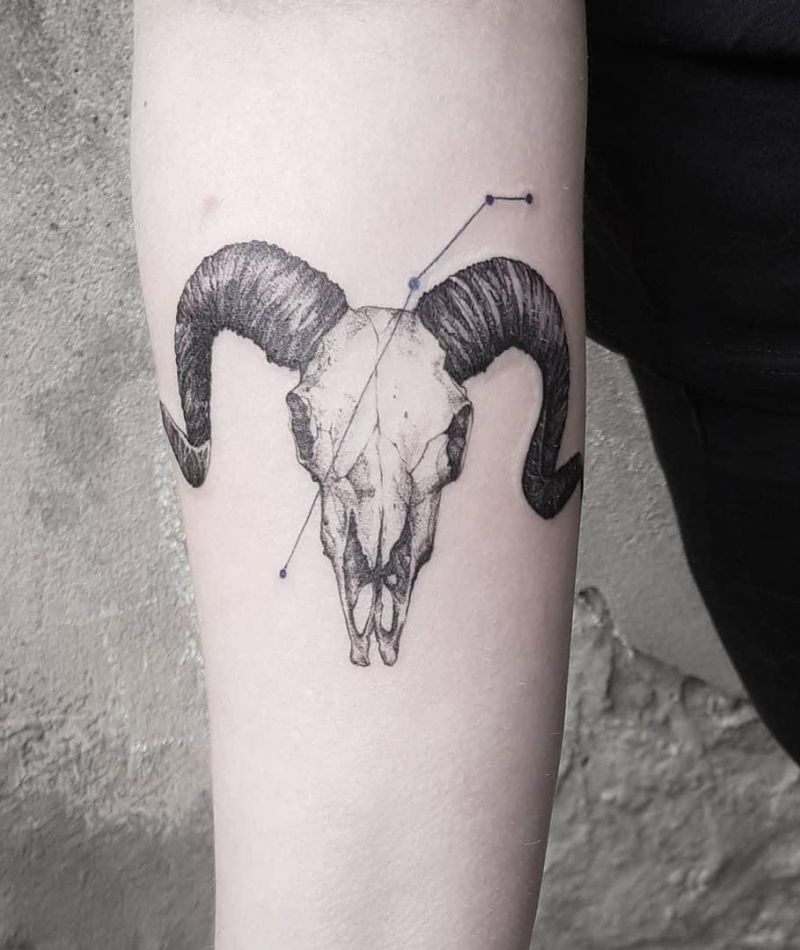 30 Pretty Aries Tattoos Show your Charm