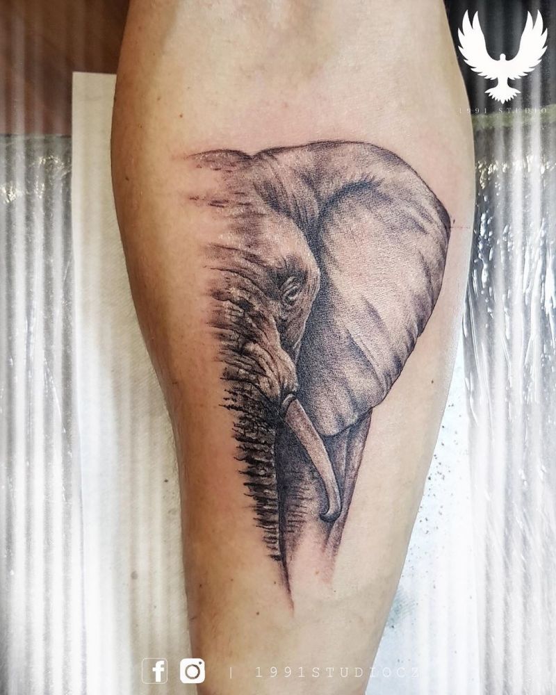 Pretty Elephant Tattoos That You Will Love