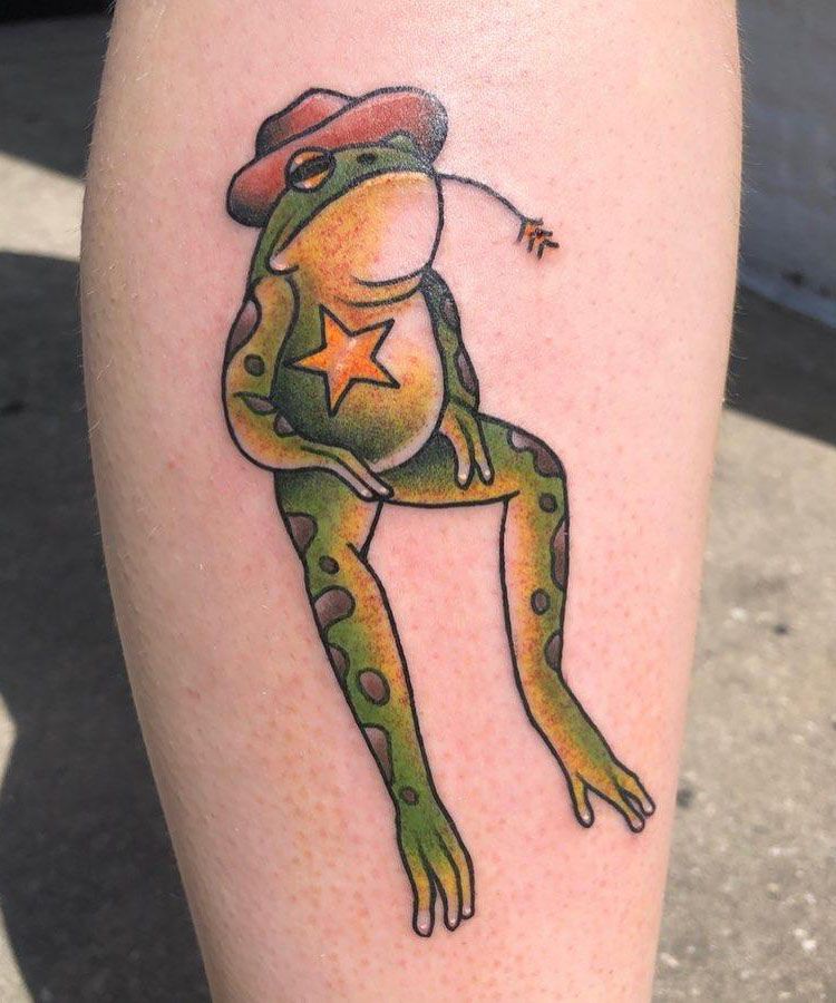 Cute Frog Tattoo Designs That You Can't Miss