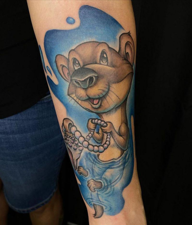 Cute Otter Tattoo Designs for You to Enjoy