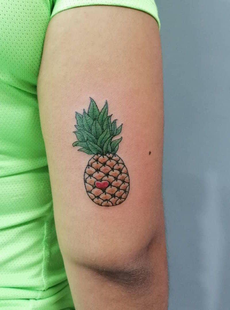 Pretty Pineapple Tattoos Give You Vitamins All The Time