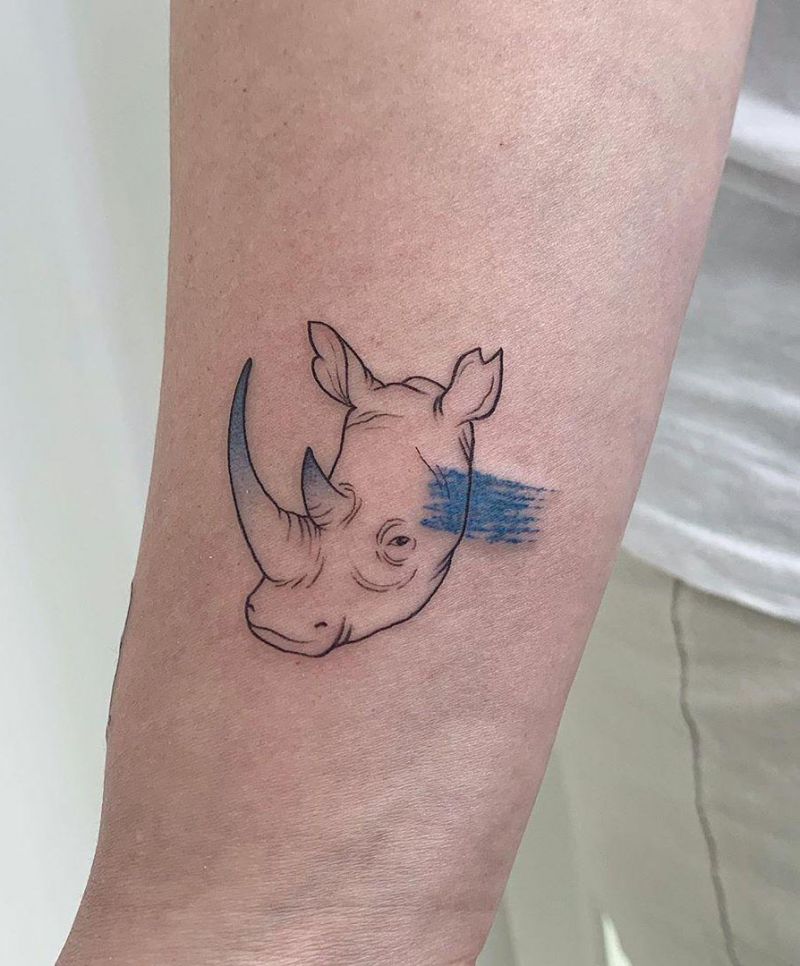 Pretty Rhino Tattoos You Will Love