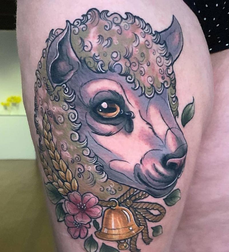 Cute Sheep Tattoos You Will Love