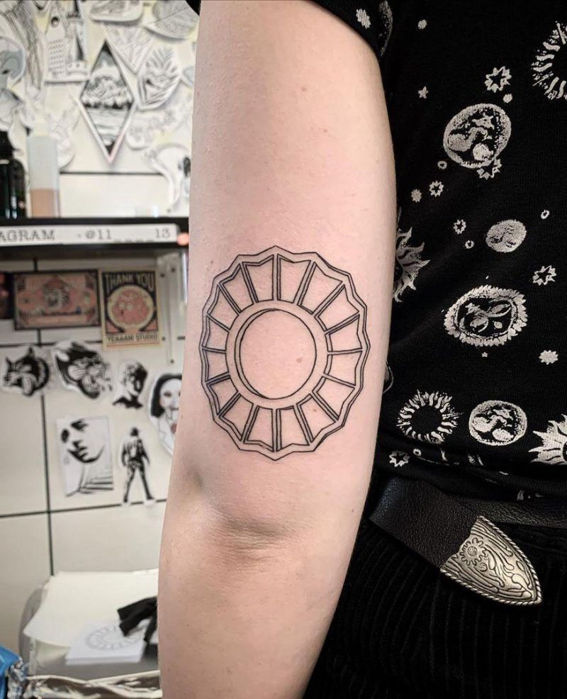 30 Wheel Tattoos Give You The Right Direction