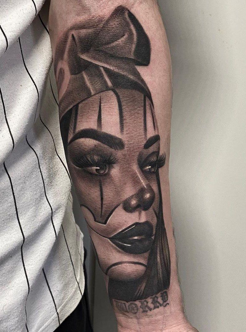 Pretty Clown Girl Tattoos That You Will Love