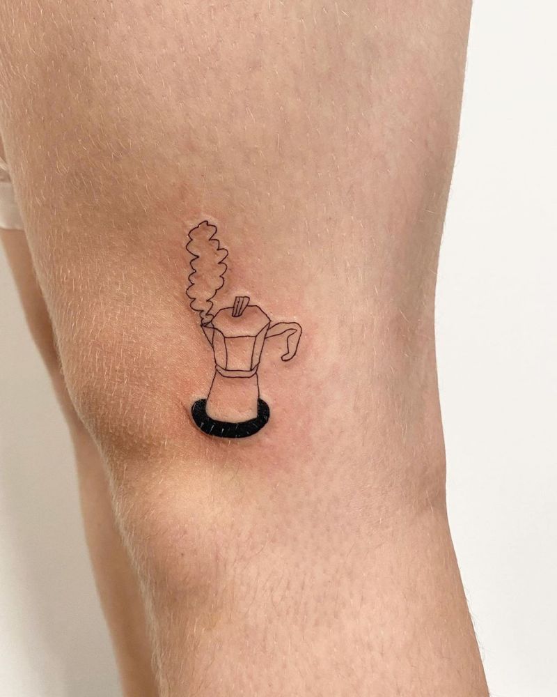 Pretty Coffee Tattoos Keep You Fragrant All The Time