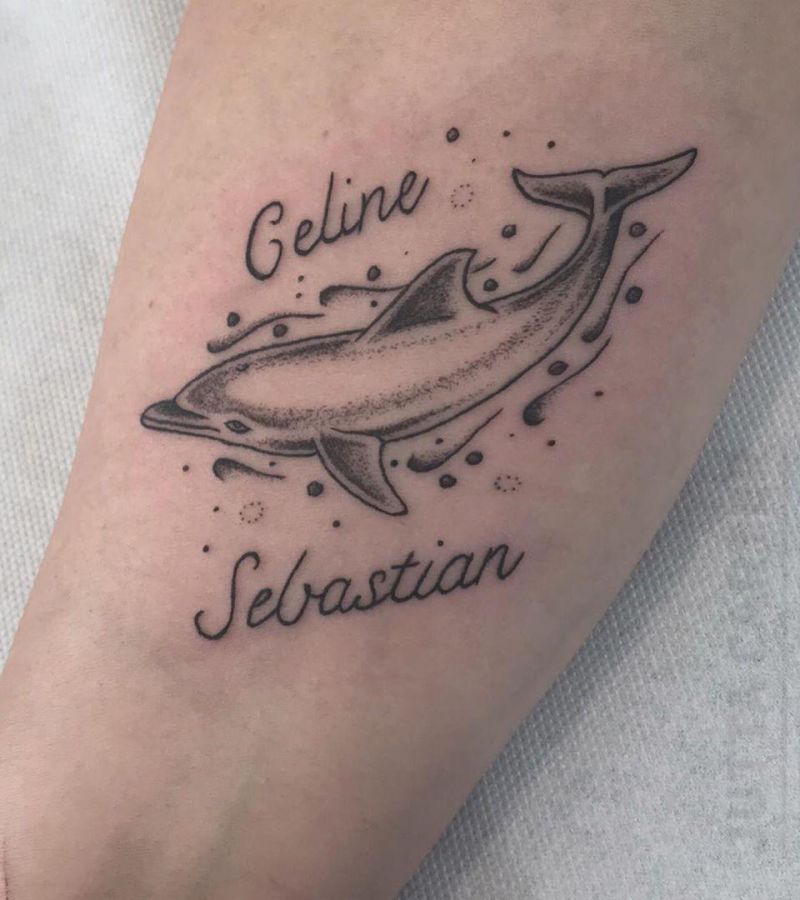 Pretty Dolphin Tattoos That You Can't Miss