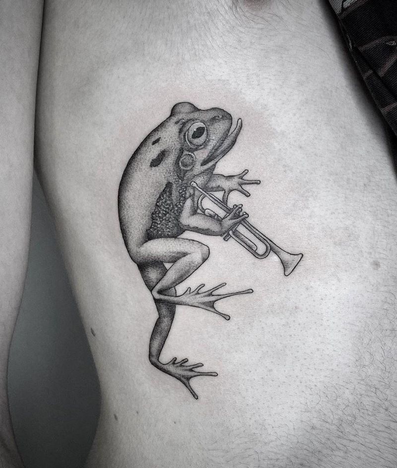 Cute Frog Tattoo Designs That You Can't Miss