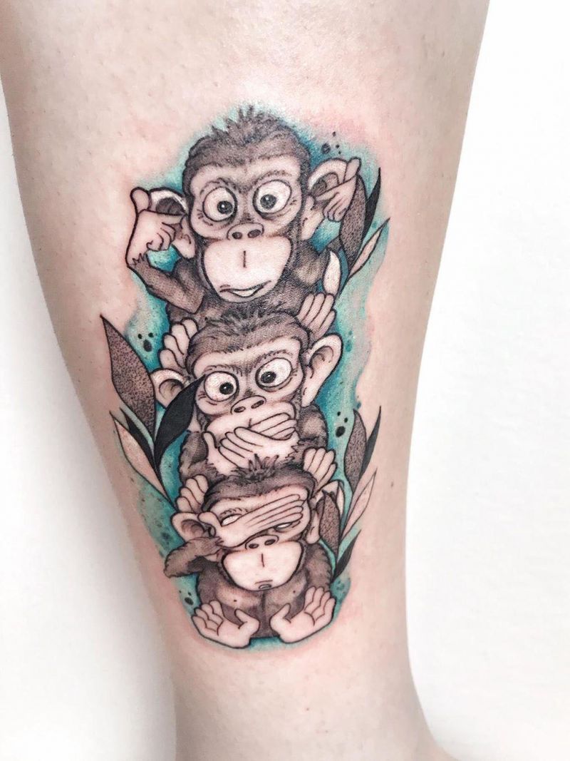 Pretty Monkey Tattoos That You Can't Miss