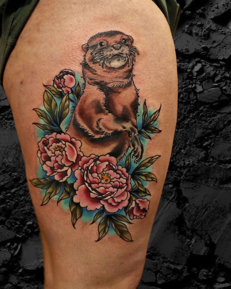 Cute Otter Tattoo Designs for You to Enjoy