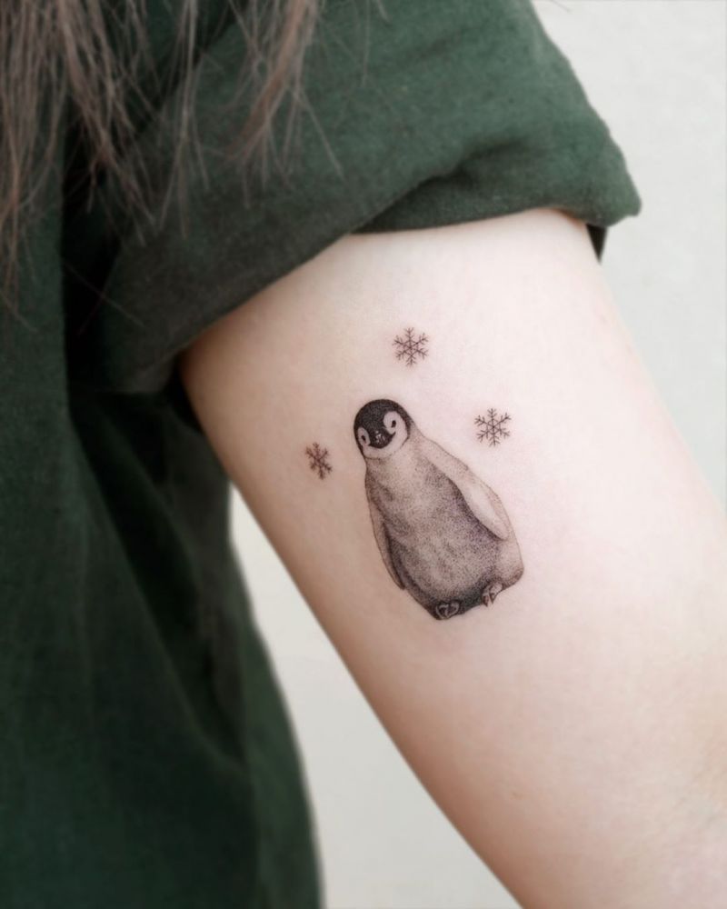 Cute Penguin Tattoo Designs for You to Enjoy