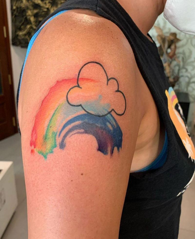 30 Pretty Rainbow Tattoos Make You Happy