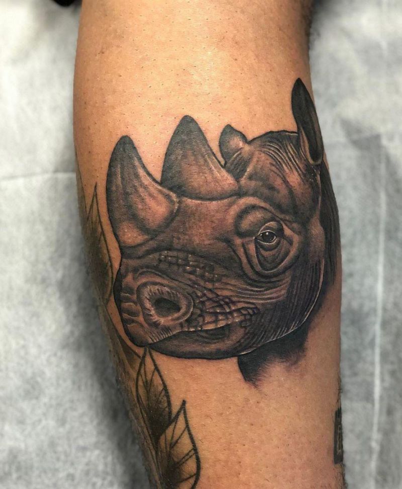 Pretty Rhino Tattoos You Will Love