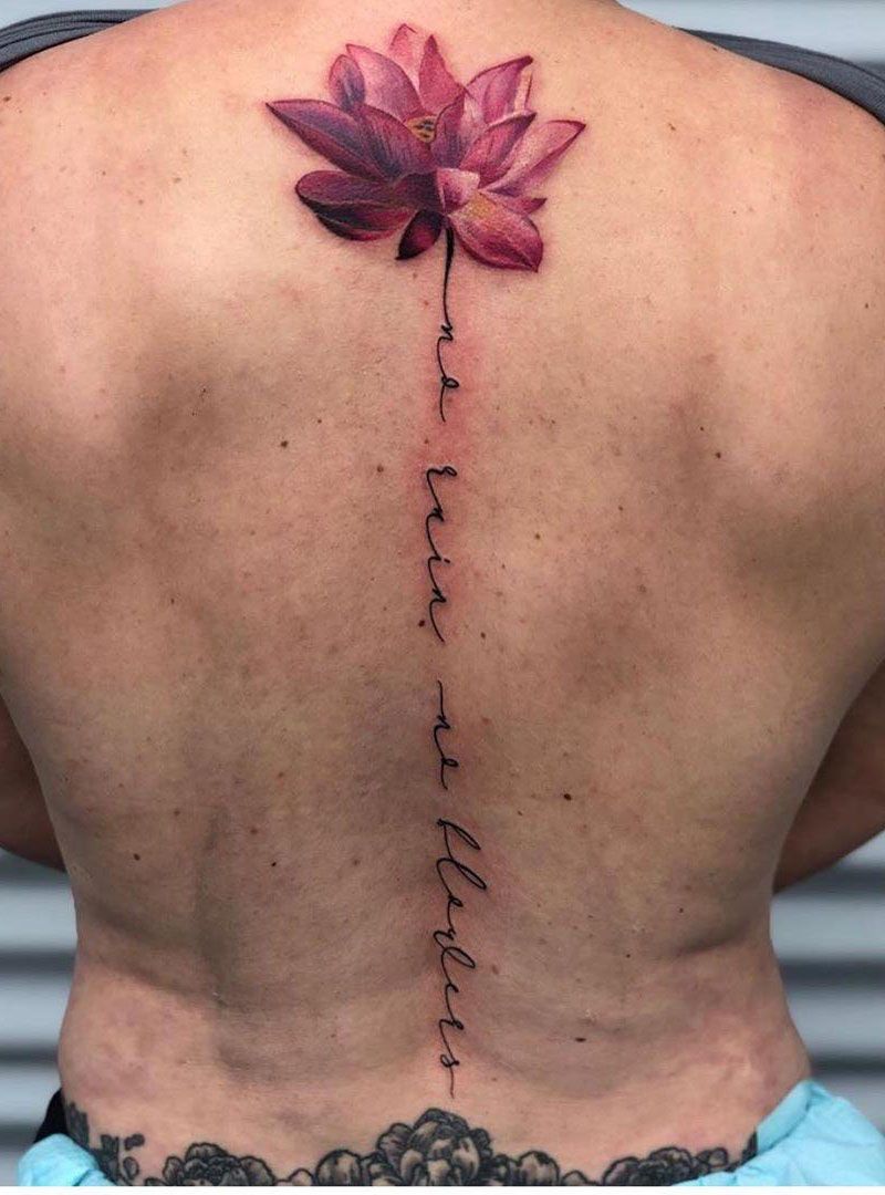 Pretty Spine Tattoos that Make You Sexy