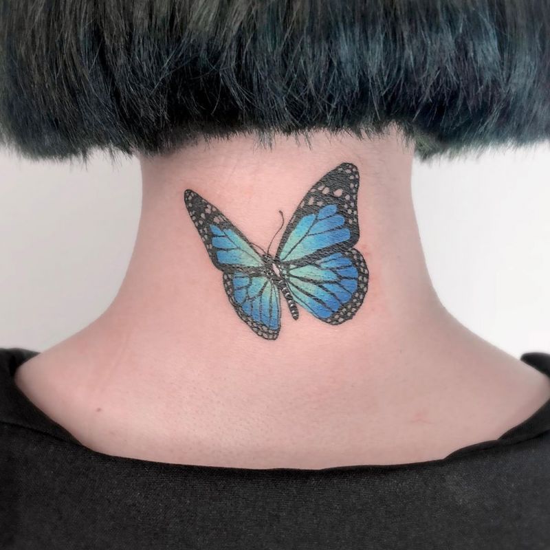 Pretty Back of Neck Tattoo Designs to Inspire You