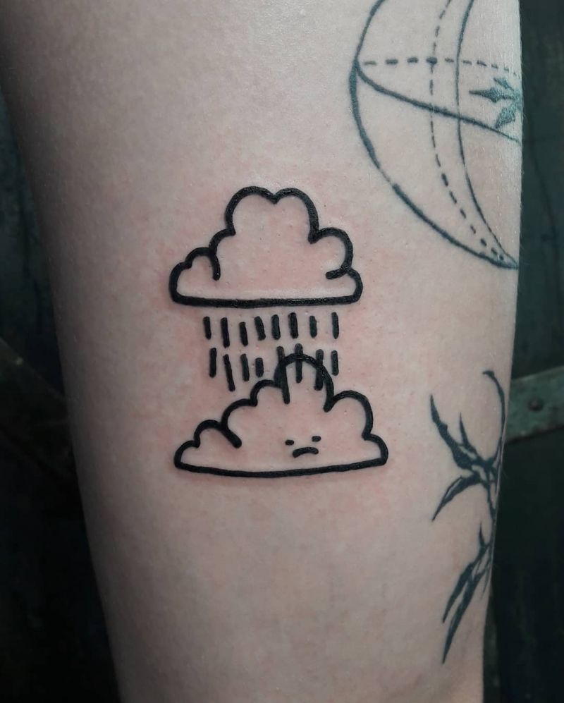 Pretty Cloud Tattoo Designs to Inspire You