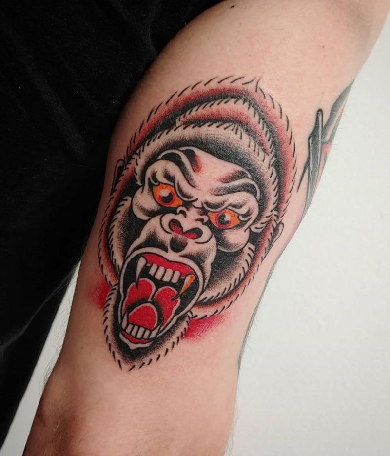 Superb Gorilla Tattoo Designs to Inspire You