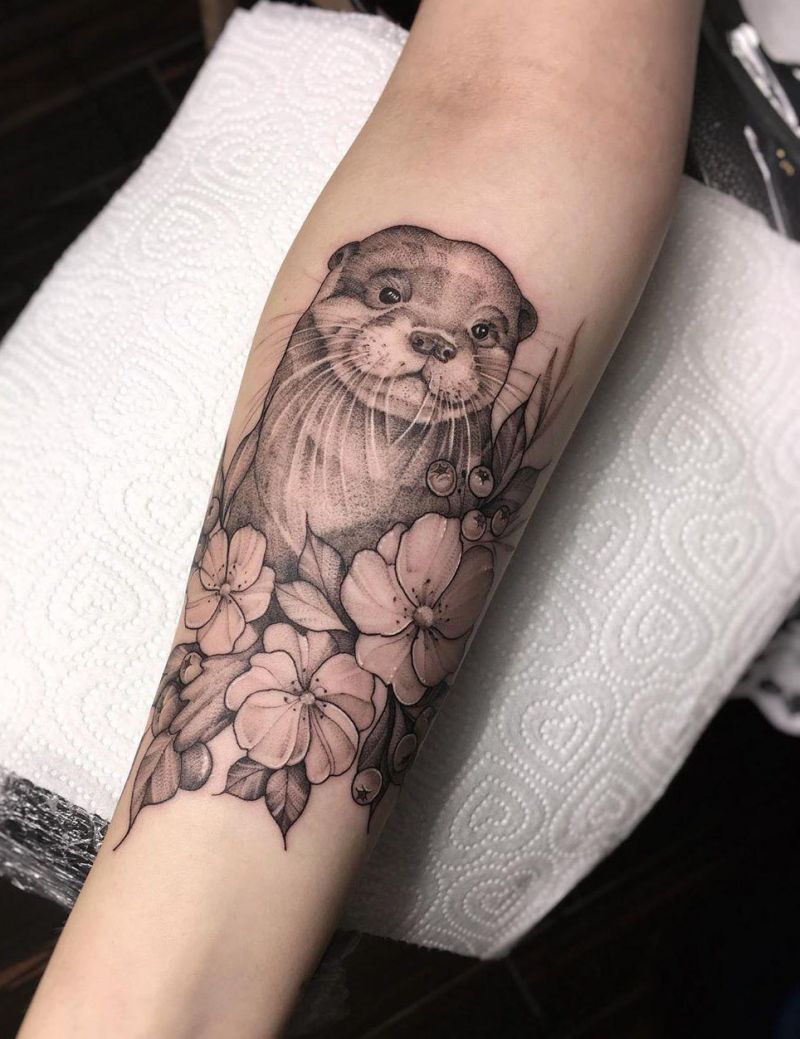 Cute Otter Tattoo Designs for You to Enjoy