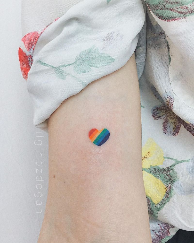 30 Pretty Rainbow Tattoos Make You Happy