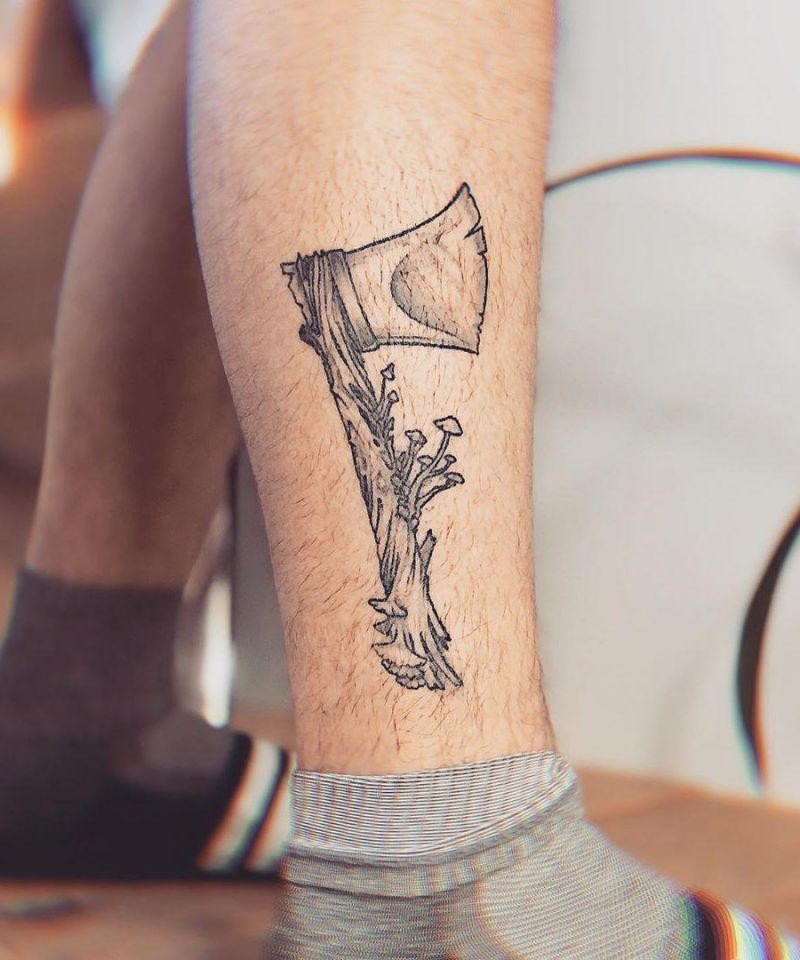 30 Traditional Axe Tattoos You Will Love