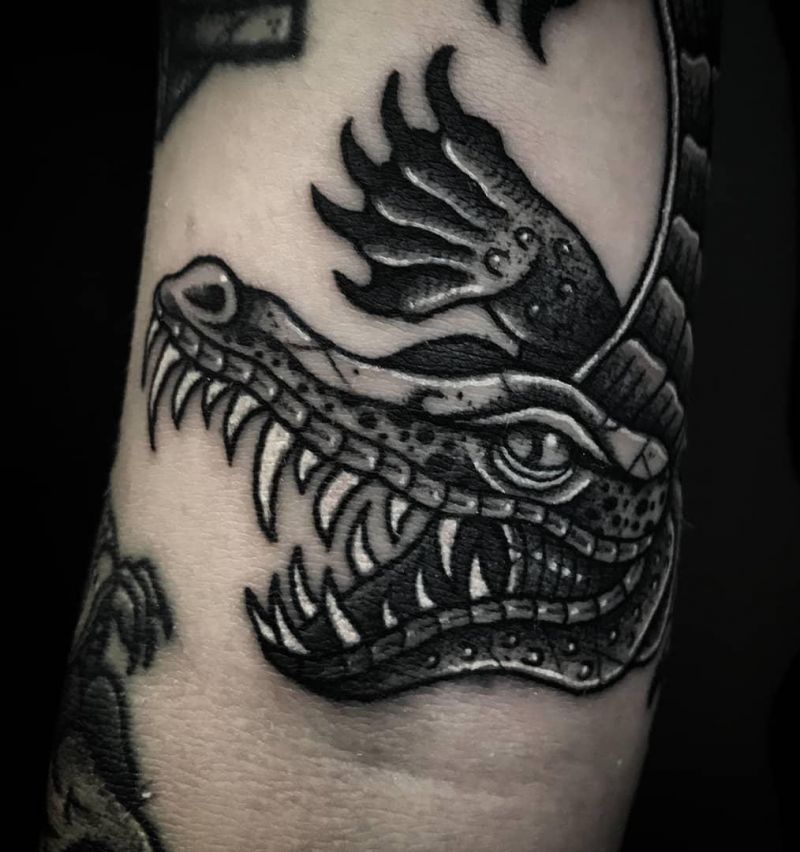 Pretty Crocodile Tattoo Designs and Ideas