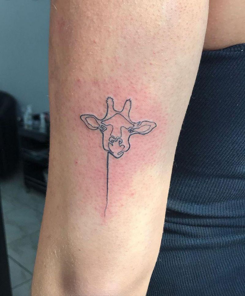 Pretty Giraffe Tattoos to Inspire You