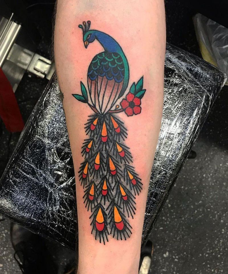 Pretty Peacock Tattoos for You to Enjoy