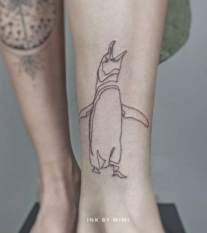 Cute Penguin Tattoo Designs for You to Enjoy