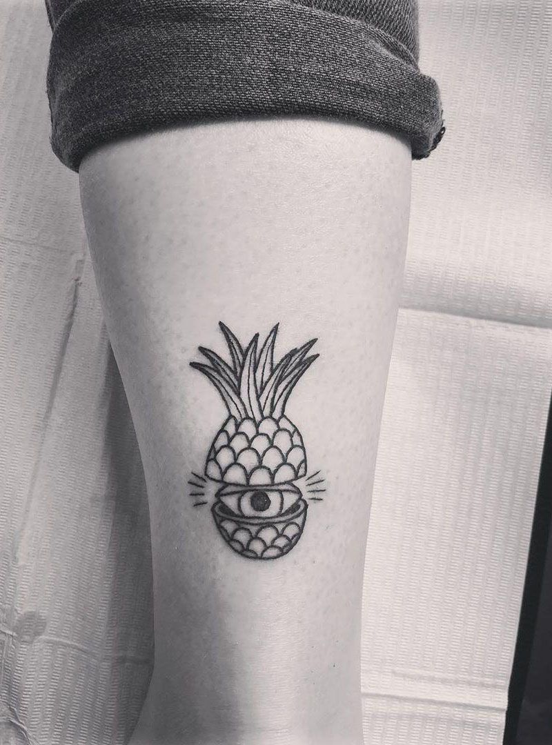 Pretty Pineapple Tattoos Give You Vitamins All The Time