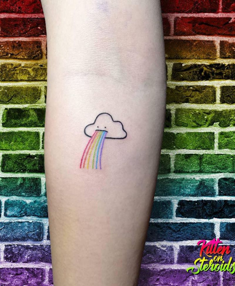 30 Pretty Rainbow Tattoos Make You Happy