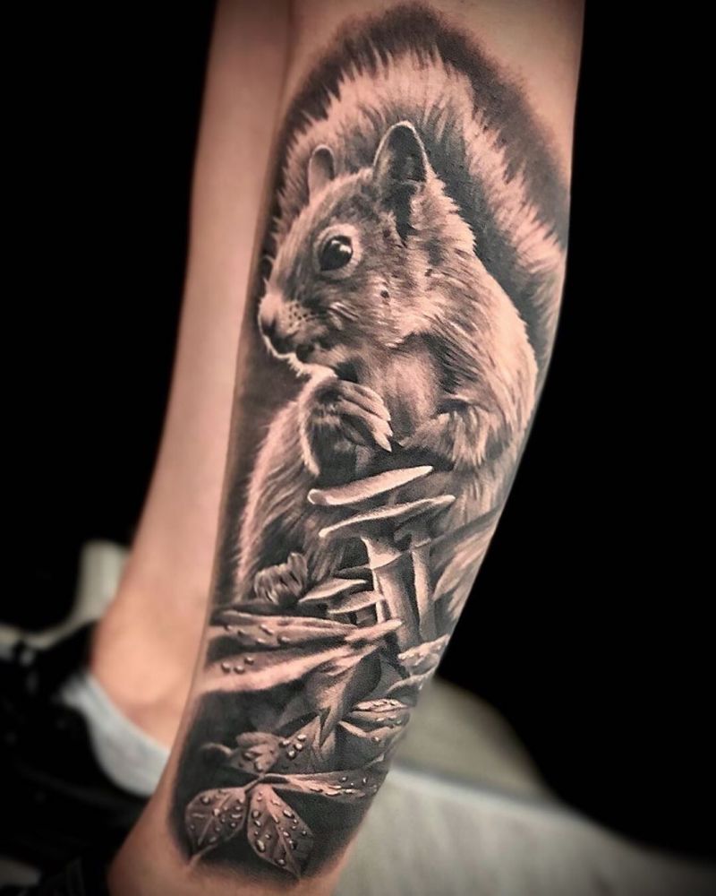 Cute Squirrel Tattoos You Will Love