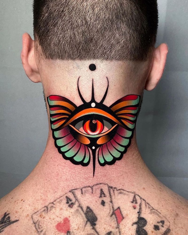 Pretty Back of Neck Tattoo Designs to Inspire You