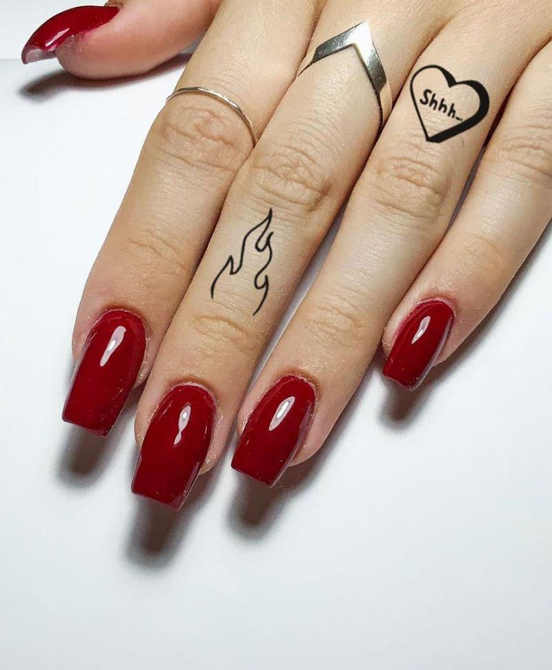 Exquisite Finger Tattoos That Give You a Different Feeling