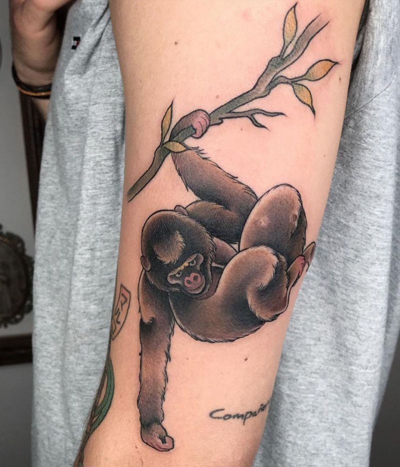 Pretty Monkey Tattoos That You Can't Miss