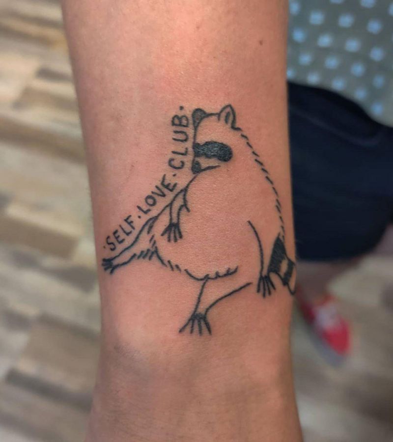 Cute Raccoon Tattoos You Will Love