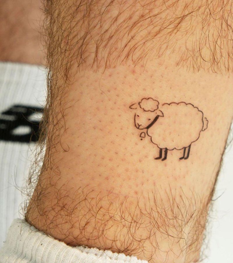 Cute Sheep Tattoos You Will Love