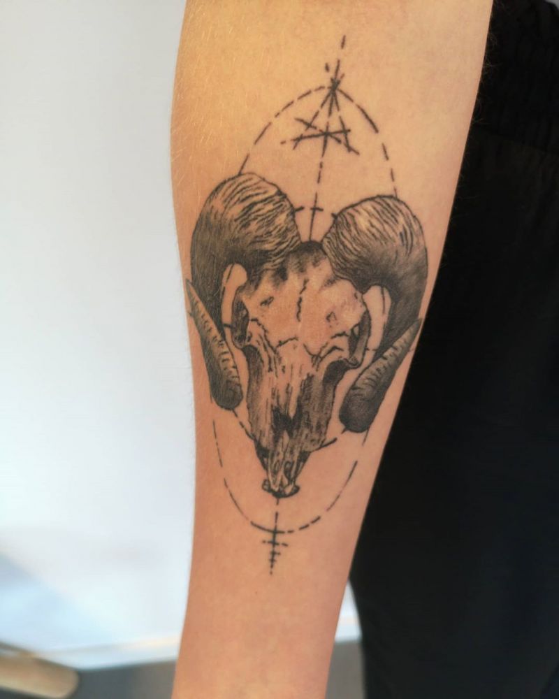 30 Pretty Aries Tattoos Show your Charm