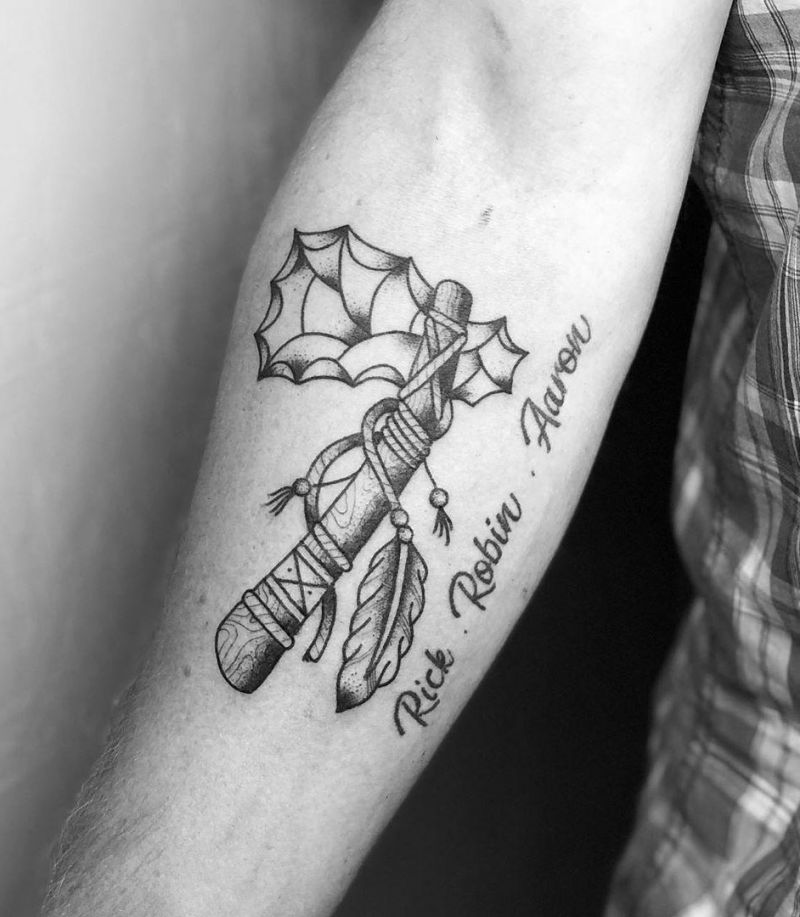 30 Traditional Axe Tattoos You Will Love