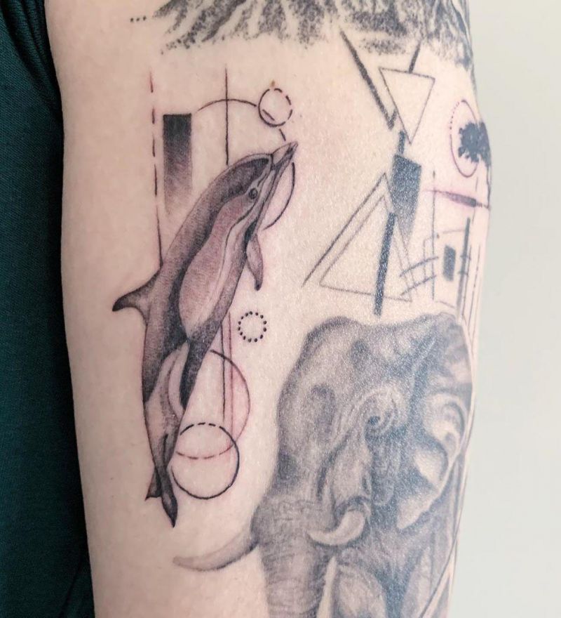 Pretty Dolphin Tattoos That You Can't Miss